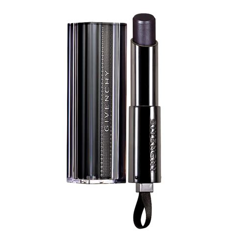 givenchy rouge interdit vinyl color enhancing lipstick 16 noir revelateur|le rouge interdit lip balm.